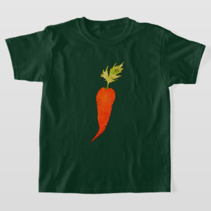 Spielerische Aquarell-Karotte T-Shirt