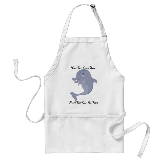 Spielerische Dolphin-Schürze Schürze (Vorne)