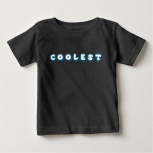 Spielerische Neon-Typografie Baby T-shirt