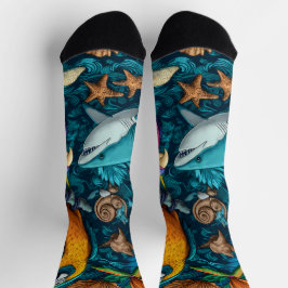 Spielerische Sommer-Tier-Crew-Socken-Geschenk Socken