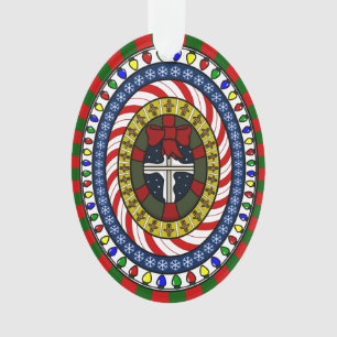 Spielerische Weihnachtsakrylverzierung Ornament