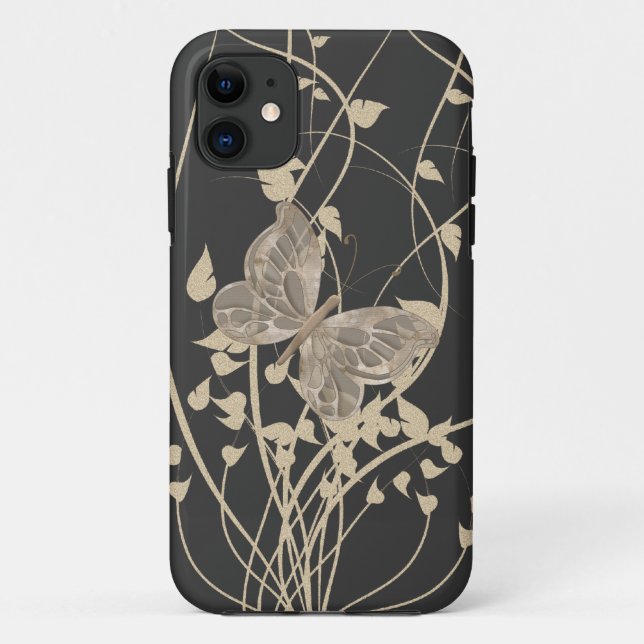 Spielerischer Fall des Schmetterlinges iPhone5 Case-Mate iPhone Hülle (Rückseite)