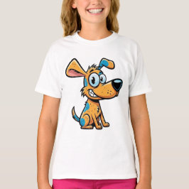 Spielerischer Welpen-Kinderpullover mit Kapuze T-Shirt