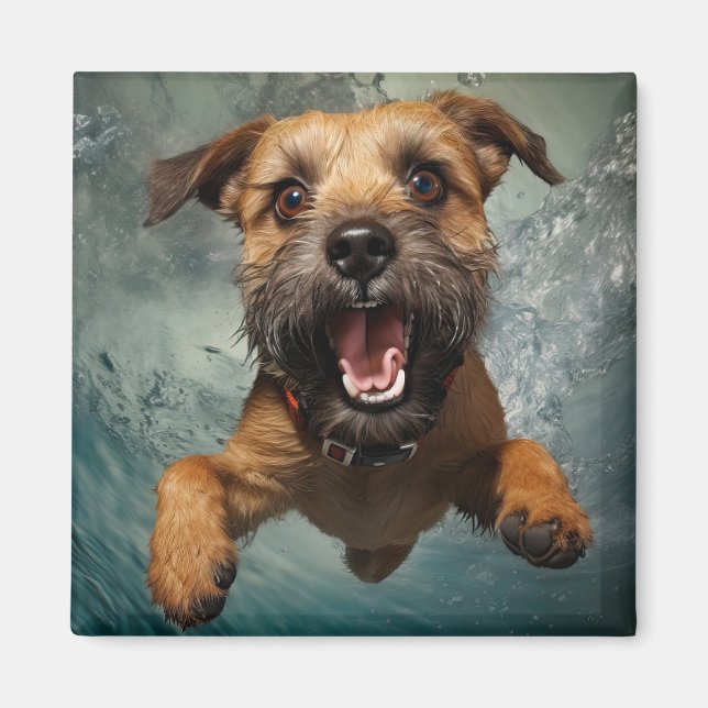 Spielerisches Design für Hunde unter Wasser Magnet (Vorne)