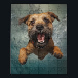 Spielerisches Design für Hunde unter Wasser Puzzle<br><div class="desc">Tauchen Sie ein in den Spaß mit diesem spielerischen Hundedesign mit einem glücklichen Jungtier unter Wasser. Der energiegeladene Hund wird mittendrin gefangen mit einem aufregenden Ausdruck, der dieses Kunstwerk perfekt für Tierfreunde und Hundefreunde macht. Die dynamische Komposition und die lebhaften Farben verleihen dem Ganzen ein Gefühl von Bewegung und Freude...</div>