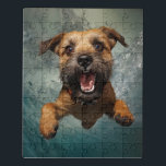 Spielerisches Design für Hunde unter Wasser Puzzle<br><div class="desc">Tauchen Sie ein in den Spaß mit diesem spielerischen Hundedesign mit einem glücklichen Jungtier unter Wasser. Der energiegeladene Hund wird mittendrin gefangen mit einem aufregenden Ausdruck, der dieses Kunstwerk perfekt für Tierfreunde und Hundefreunde macht. Die dynamische Komposition und die lebhaften Farben verleihen dem Ganzen ein Gefühl von Bewegung und Freude...</div>