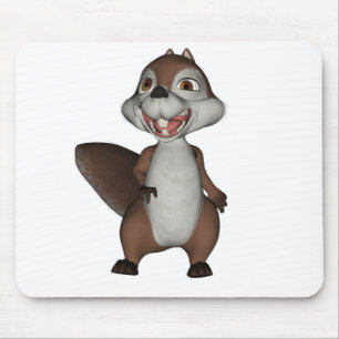 Spielerisches Eichhörnchen Mousepad