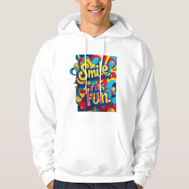 "Spielerisches Glück" Hoodie (Vorderseite)