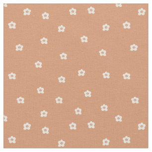 Spielerisches Halloween-Blumenmuster mit retro läc Stoff