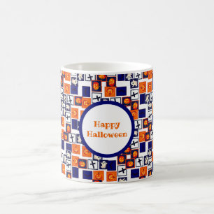 spielerisches Halloween-Muster Kaffeetasse