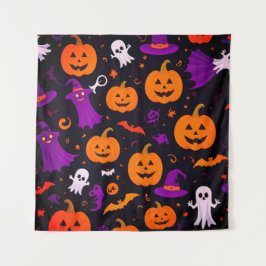 spielerisches Halloween Wandteppich