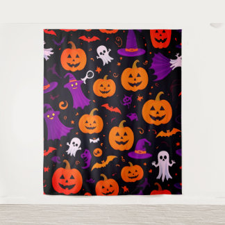 spielerisches Halloween Wandteppich
