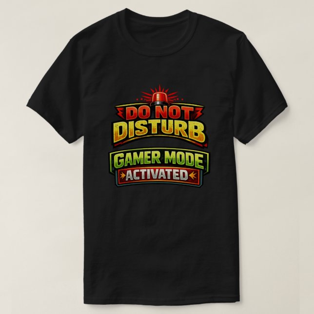 Spielermodus T-Shirt (Design vorne)