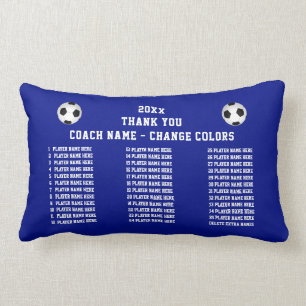 Spielernamen Großartige Geschenke für Fußballtr Lendenkissen
