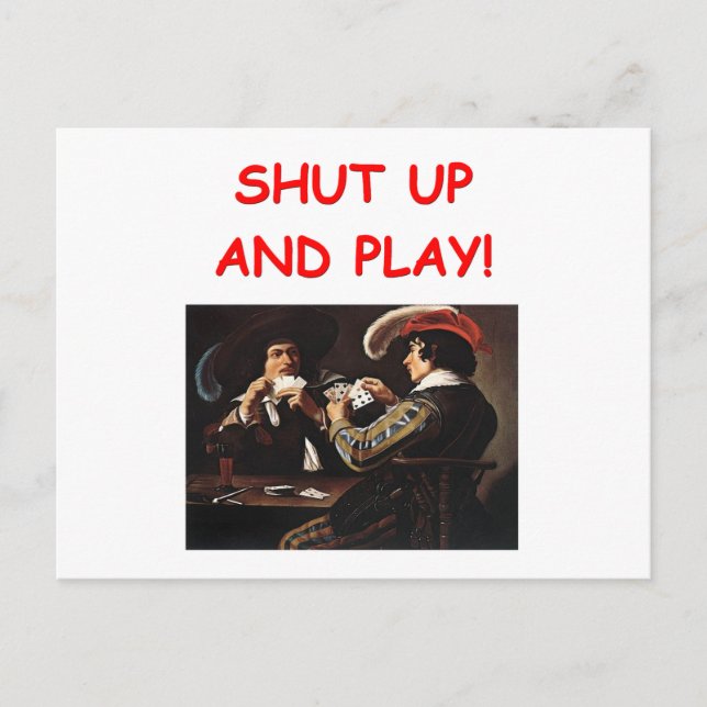 Spielerwitz Postkarte (Vorderseite)