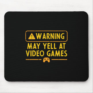 Spielewarnung Kann Bei Videospielen Schreien Gamer Mousepad