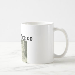 Spielgesicht auf Zitat-Kaffee-Tasse Tasse