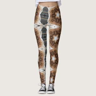 Spielhaare machen sich keine Sorgen um geometrisch Leggings