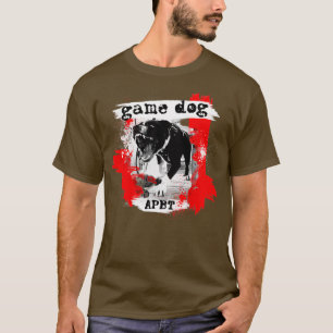 Spielhund APBT American Pitbull Terrier WHITE Edit T-Shirt