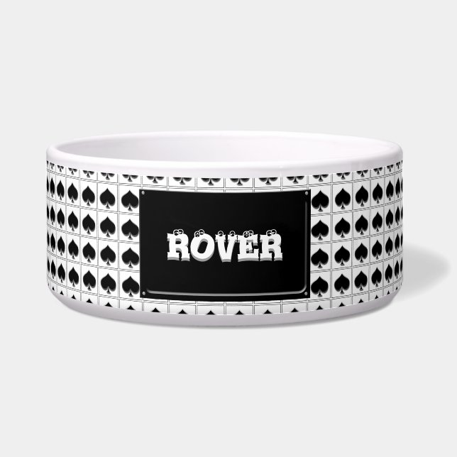 Spielkarte-Anzugsmuster der Spaten Napf (Vorderseite)