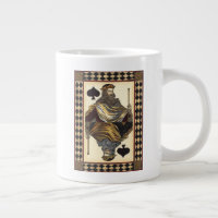 Spielkarte des Königs der Spades durch das Vision 