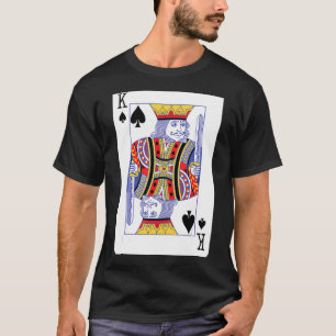 Spielkarte des Königs der Spades T-Shirt