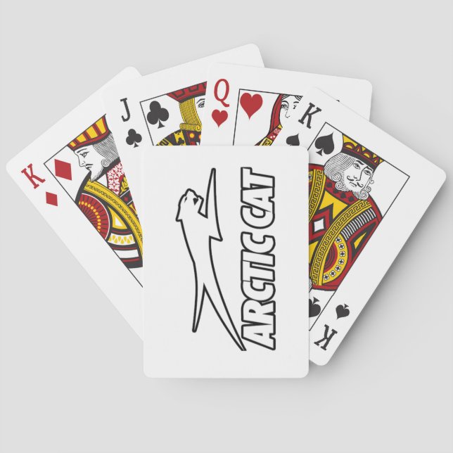 Spielkarte Kunstkatze (Rückseite)