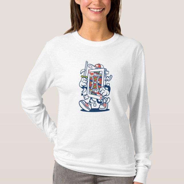 Spielkarte T-Shirt (Vorderseite)