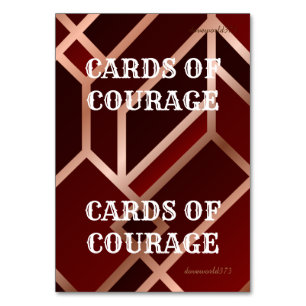 Spielkarte Tischnummer