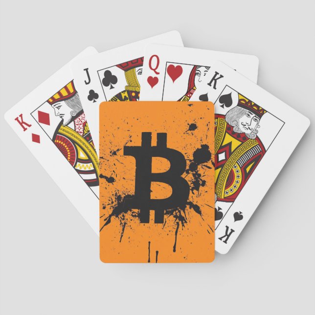 Spielkarten Bitcoin (Rückseite)