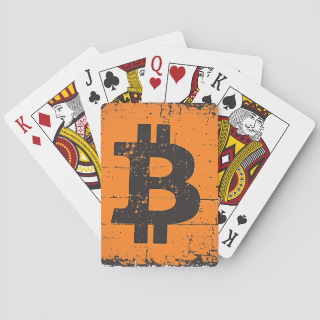 Spielkarten Bitcoin (Rückseite)