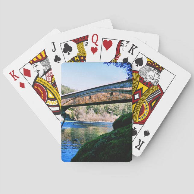 Spielkarten Bridgeports (Rückseite)