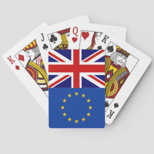Spielkarten BRITISCHER Referendum EU Abstimmung