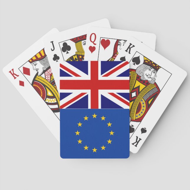 Spielkarten BRITISCHER Referendum EU Abstimmung (Rückseite)