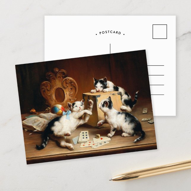 Spielkarten | Carl Reichert Postkarte (Von Creator hochgeladen)