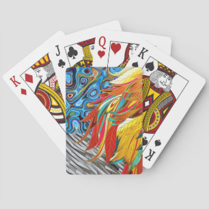 Spielkarten-Deck Abstrakte Farben Spielkarten