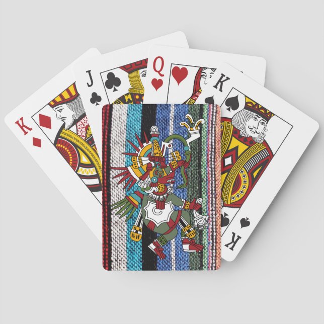 Spielkarten-Deck Azteken Spielkarten (Rückseite)