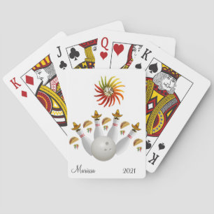Spielkarten-Deck Hot Peppers Bowlingkugeln Spielkarten