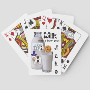 Spielkarten-Deck-Kuhmilch Vitamin D Spielkarten