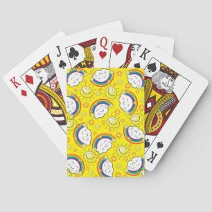 Spielkarten-Deck Regenbogen Sonne Wolken Gelb Spielkarten