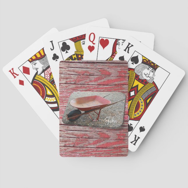 Spielkarten-Deck-Schubkarre Spielkarten (Rückseite)
