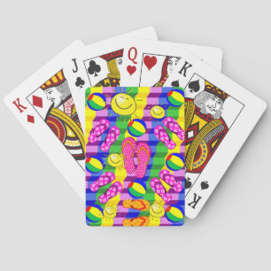 Spielkarten Deck Strandhaus Flip Flops