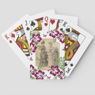 Spielkarten Deck Viktorianische Frauen Floral