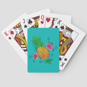 Spielkarten der Ananas-Illustrations- 