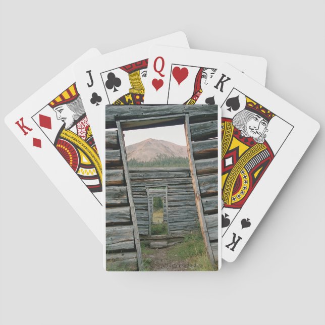 Spielkarten der gekrümmten Tür (Rückseite)