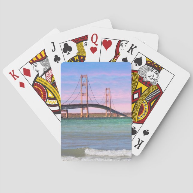 Spielkarten der Mackinac Bridge (Rückseite)