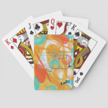 Spielkarten des Campers