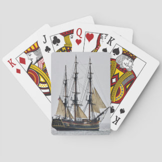 Spielkarten des hohen Schiffs