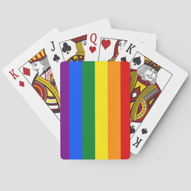Spielkarten des Regenbogens (Rückseite)