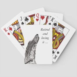 Spielkarten des Windhunds (a111)